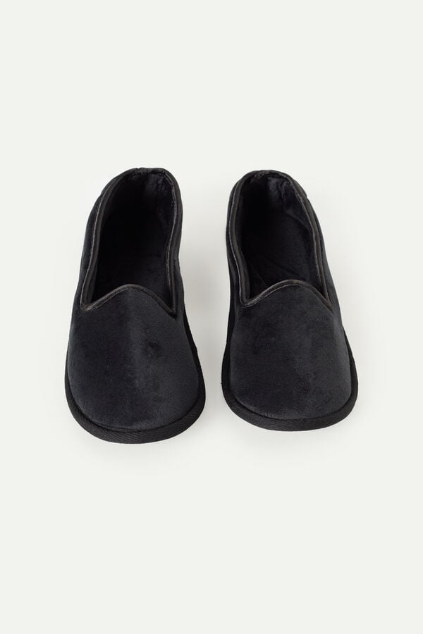 Intimssimi Closed Friulane Slippers Black | XILBH92549