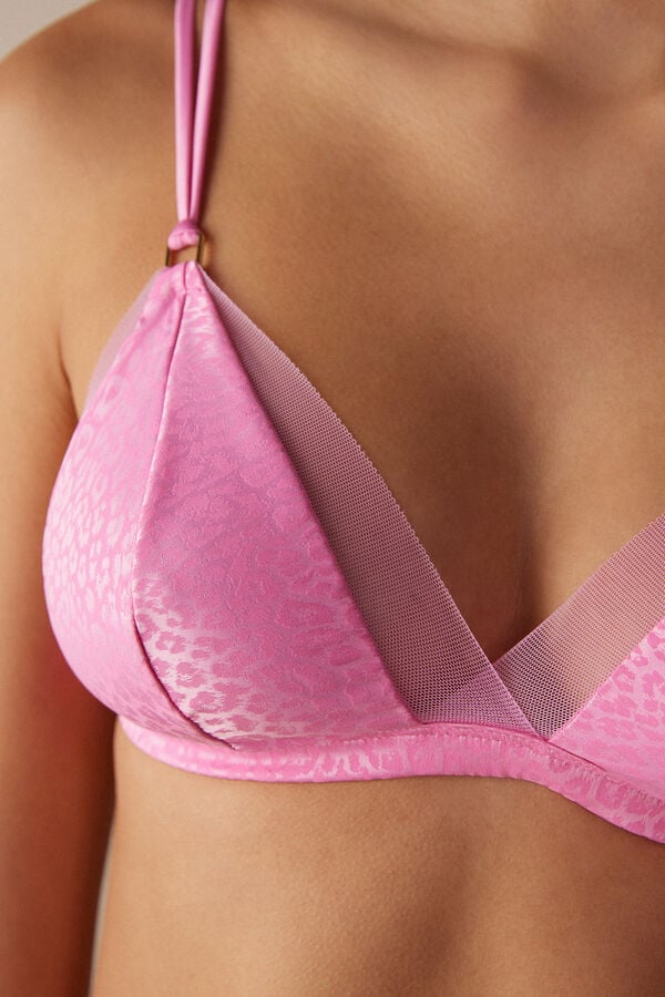 Intimssimi Cool Minimal Emma Triangle Bra Pink | MILHR74733