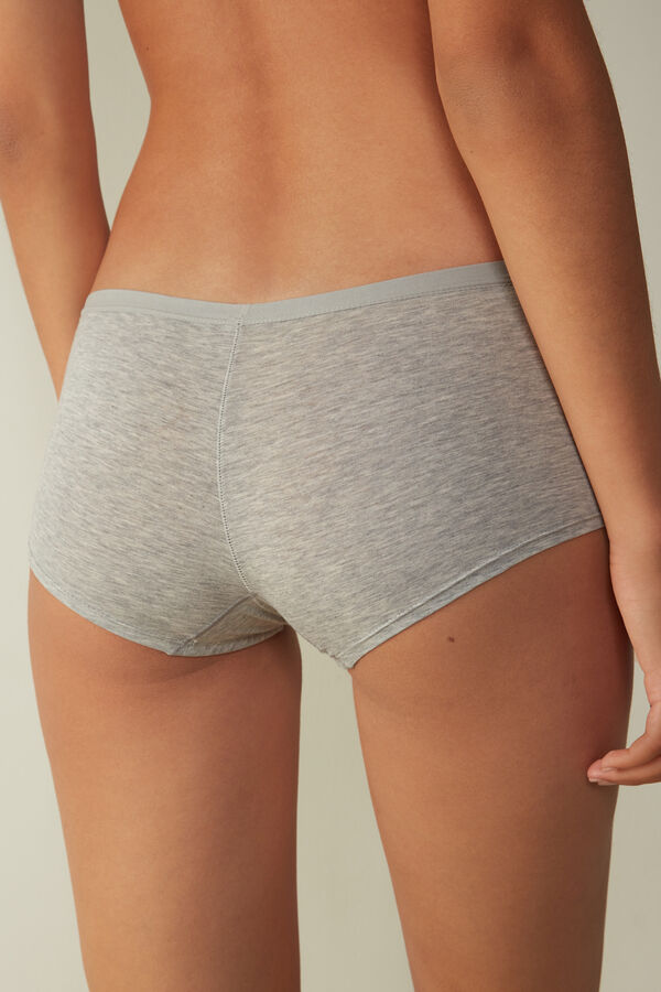 Intimssimi Cotton Boyshorts Grey | ILXMI58997