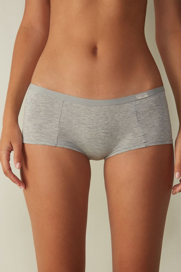 Intimssimi Cotton Boyshorts Grey | ILXMI58997