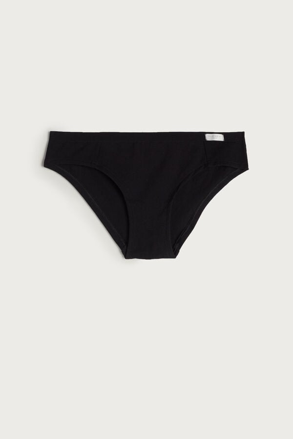 Intimssimi Cotton Panties Black | MILHR86936