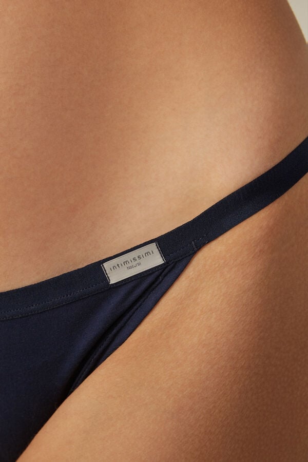 Intimssimi Cotton String Panties Blue | ILCVG18419