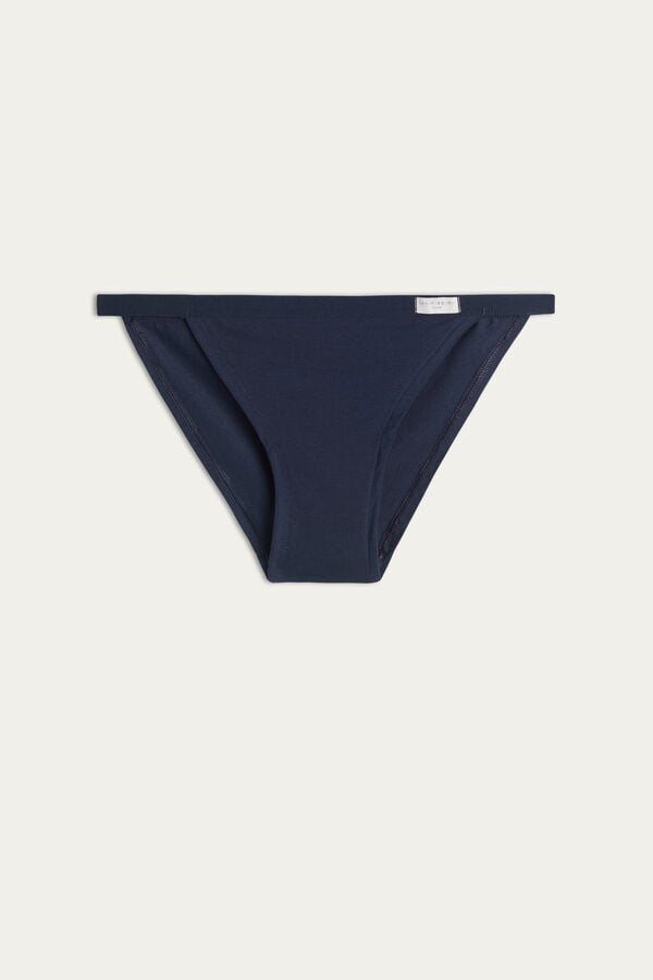 Intimssimi Cotton String Panties Blue | ILCVG18419