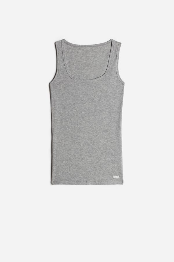 Intimssimi Cotton Tank Top Grey | ILNZX25772