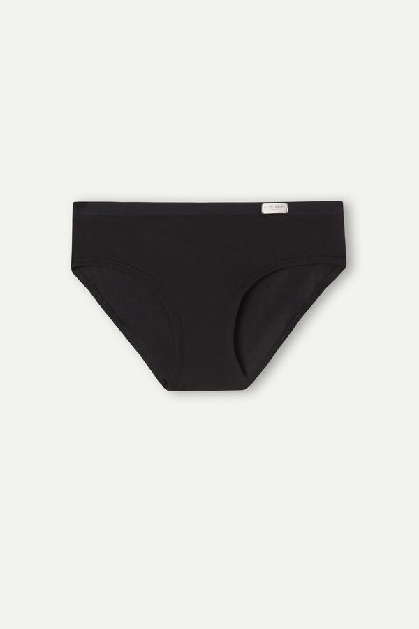 Intimssimi Cozy Panties in Cotton Black | EILVG82324