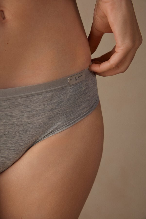 Intimssimi Cozy Panties in Cotton Grey | ILXMI15342