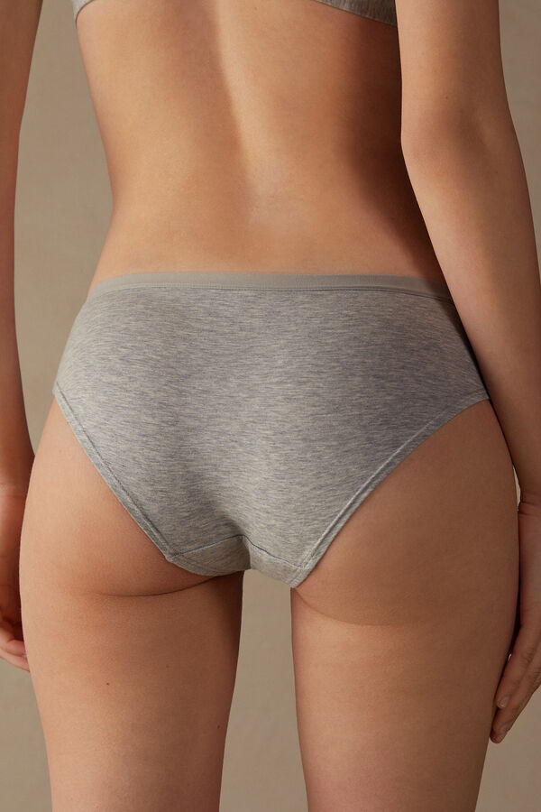 Intimssimi Cozy Panties in Cotton Grey | ILXMI15342