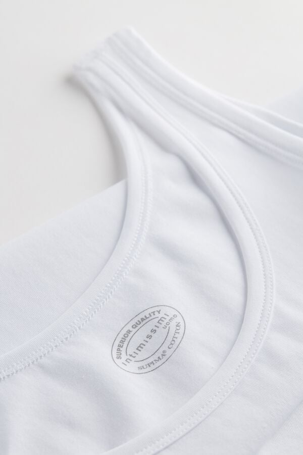 Intimssimi Crew Neck Tank Top White | ILEGJ50639