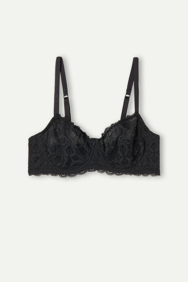 Intimssimi Daniela Balconette Bra in Lace Black | ILICD74086