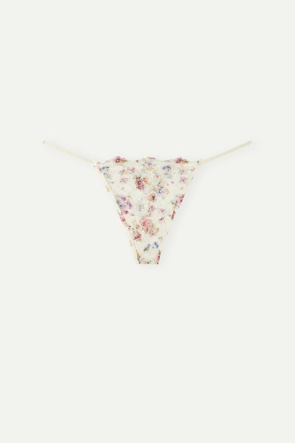 Intimssimi Dreaming of Spring String Thong Print | QILUV70346