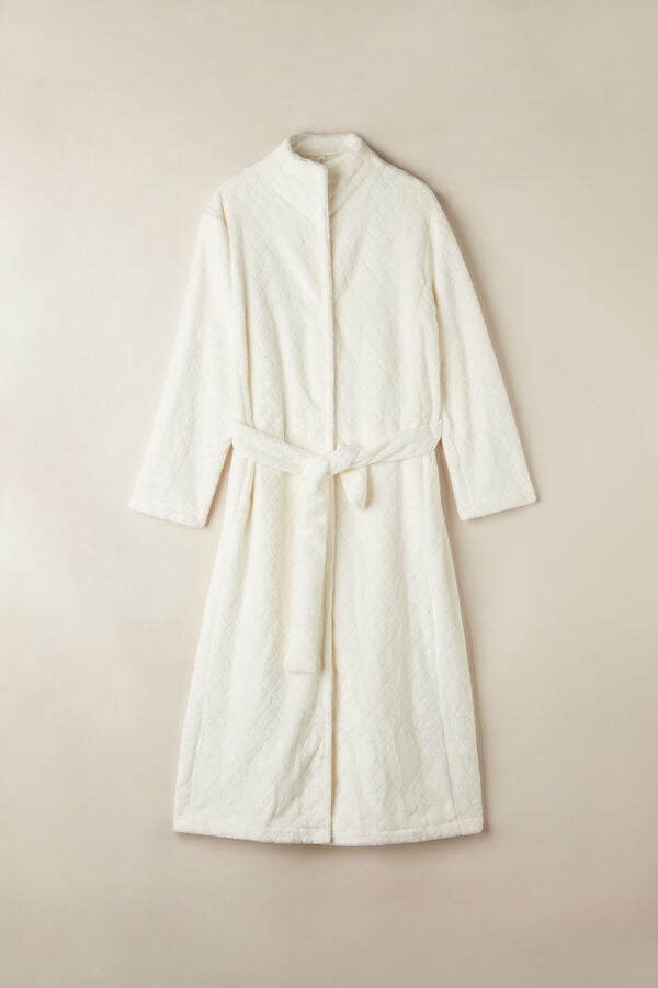 Intimssimi Elegant Night Long Robe White | ILICD92805