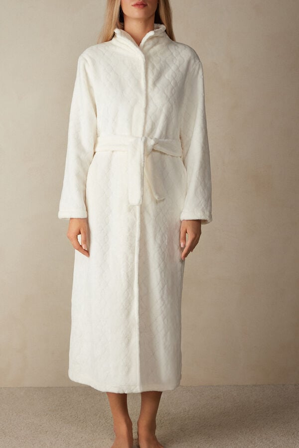 Intimssimi Elegant Night Long Robe White | ILICD92805