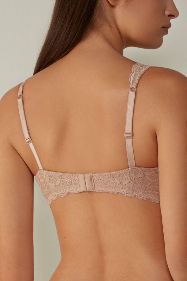 Intimssimi Elena Balconette Bra in Lace Natural | ILQAV61545