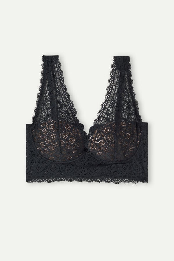 Intimssimi Eleonora Balconette Bra in Lace Black | BILSD33213