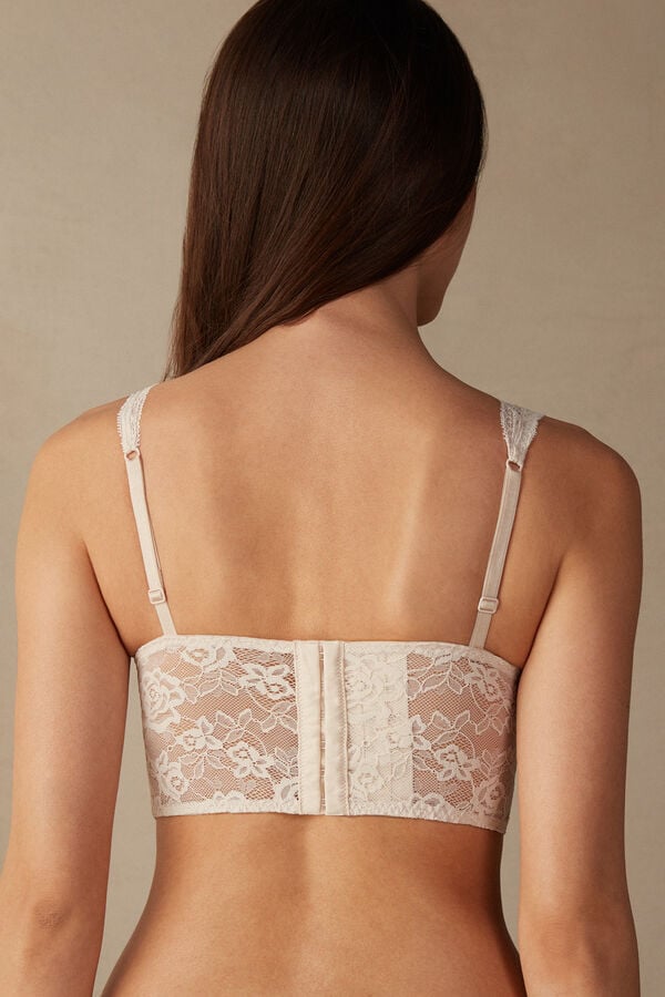 Intimssimi Eleonora Lace Balconette Bra Natural | ILXMI12245