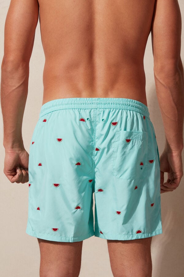 Intimssimi Embroidered Watermelon Swim Trunks Print | MILFT77452