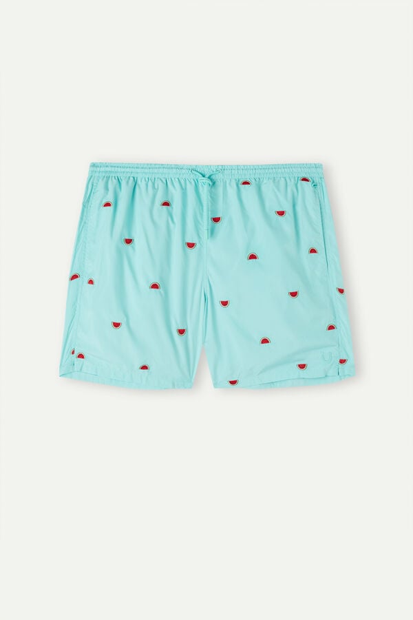 Intimssimi Embroidered Watermelon Swim Trunks Print | MILFT77452