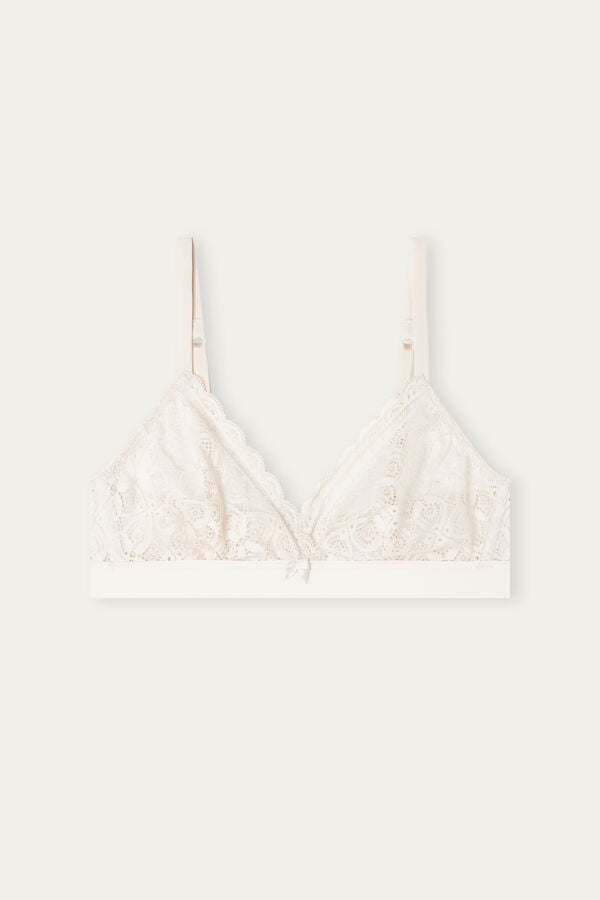 Intimssimi Emma Triangle Bra in Lace Natural | ILJKU68962