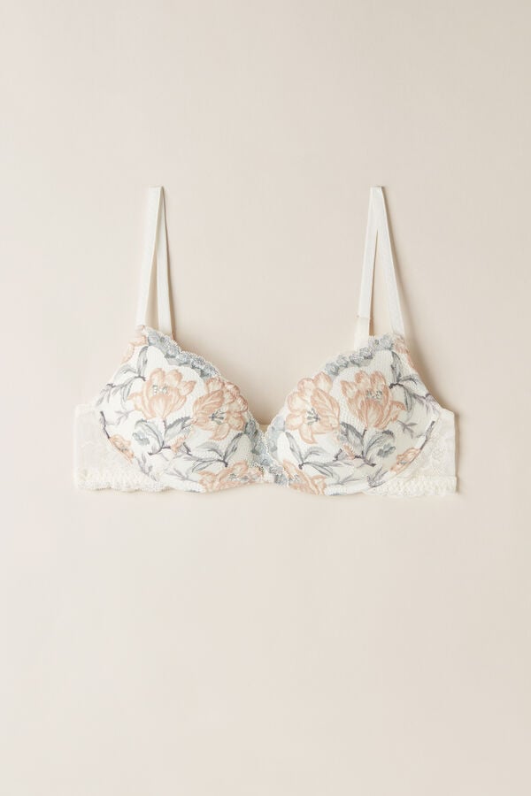 Intimssimi Ephemeral Beauty Gioia Super Push-up Bra White | ILDYB75890