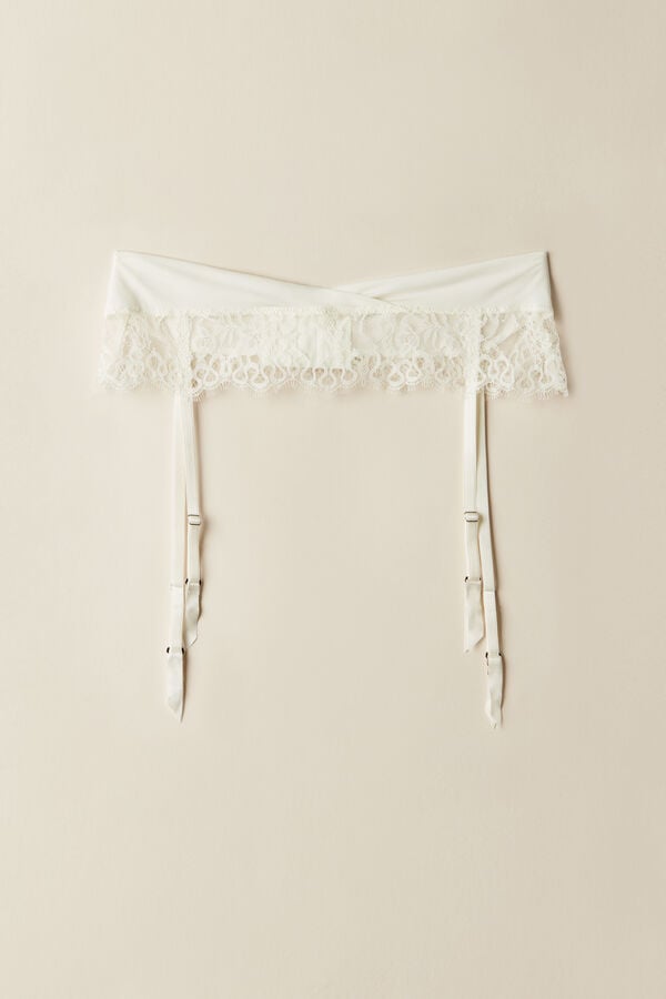 Intimssimi Eternal Love Garter Belt White | BILSO26809