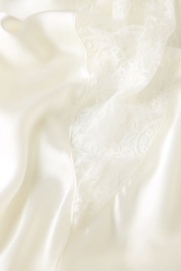 Intimssimi Eternal Love Silk Long Slip Ivory | ILJKU81220