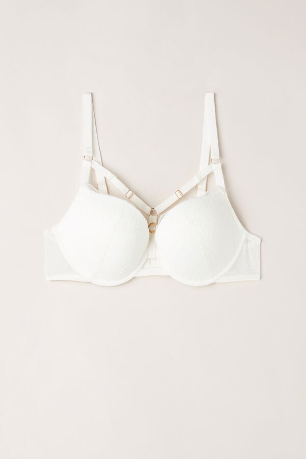 Intimssimi Fearless Femininity Elettra Super Push-up Bra White | ILZDE16768