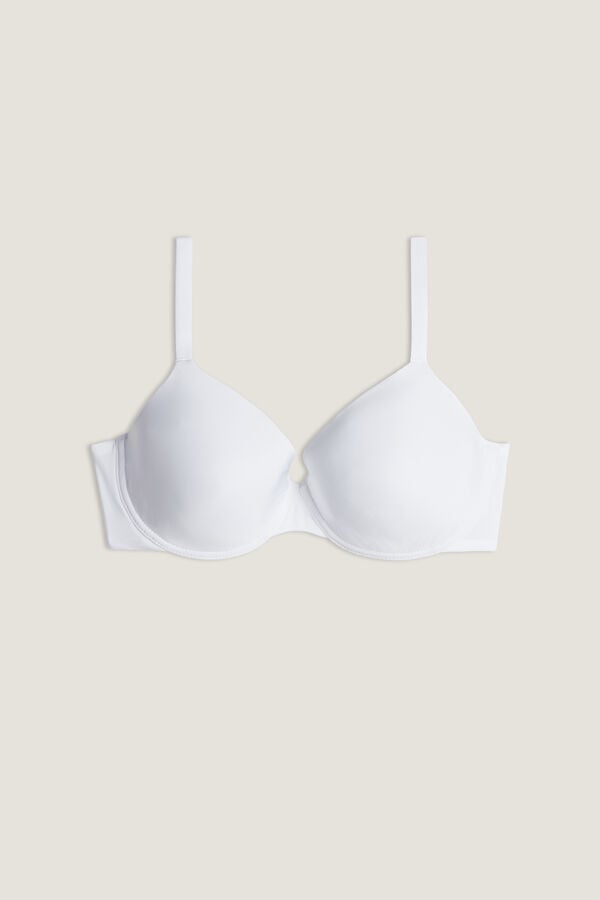 Intimssimi Francesca Ultralight Microfiber Balconette Bra White | PILER55498