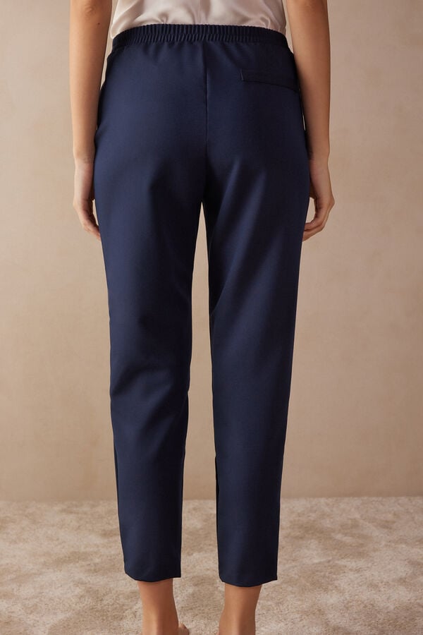 Intimssimi Full Length Pants with Pockets Blue | ILNEJ25373