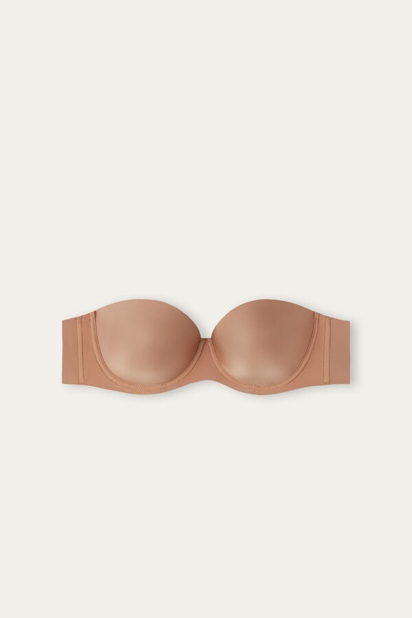 Intimssimi Giada Microfiber Bandeau Bra Natural | PILQX20916