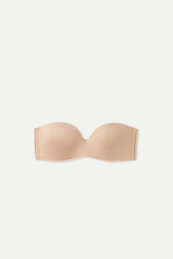 Intimssimi Gioia Bandeau Bra in Ultralight Microfiber Natural | ILXMI12524