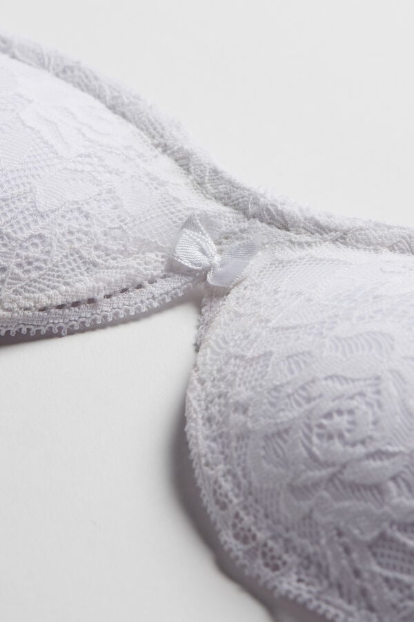 Intimssimi Gioia Lace Super Push-Up Bra White | AILDF95400