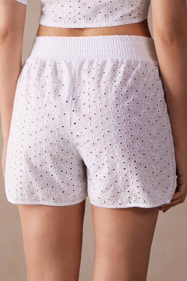 Intimssimi Hello Sunshine Sangallo Lace Shorts White | ILEGJ23568