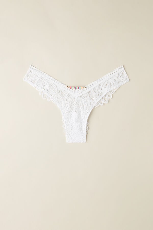 Intimssimi Hot Summer Days ‘80s Style Brazilian White | ILXMI67784