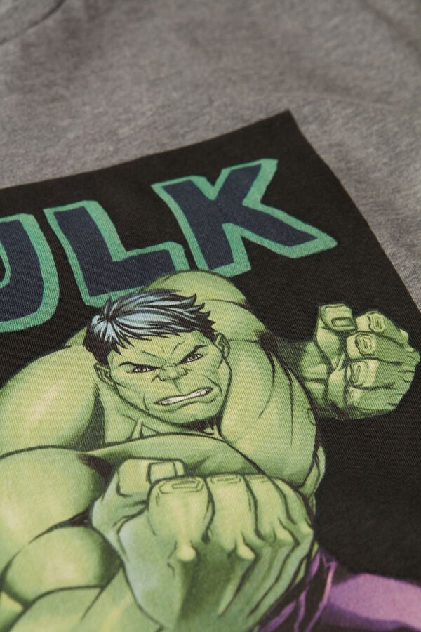 Intimssimi Hulk Print T-shirt Dark Grey | BILSO11098