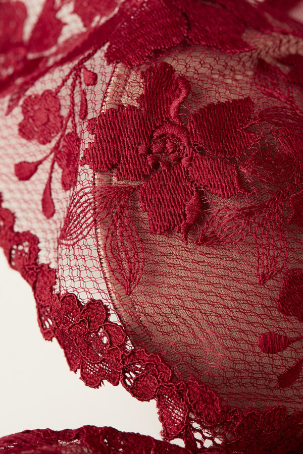 Intimssimi In Full Bloom Elena Balconette Bra Red | XILGW60691