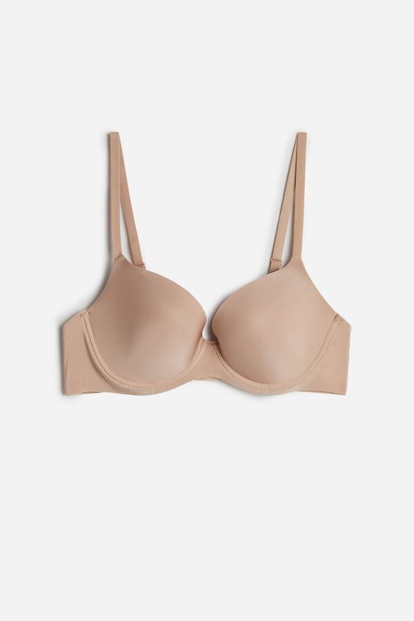 Intimssimi Irina Microfiber Balconette Bra Natural | ILXMI24380