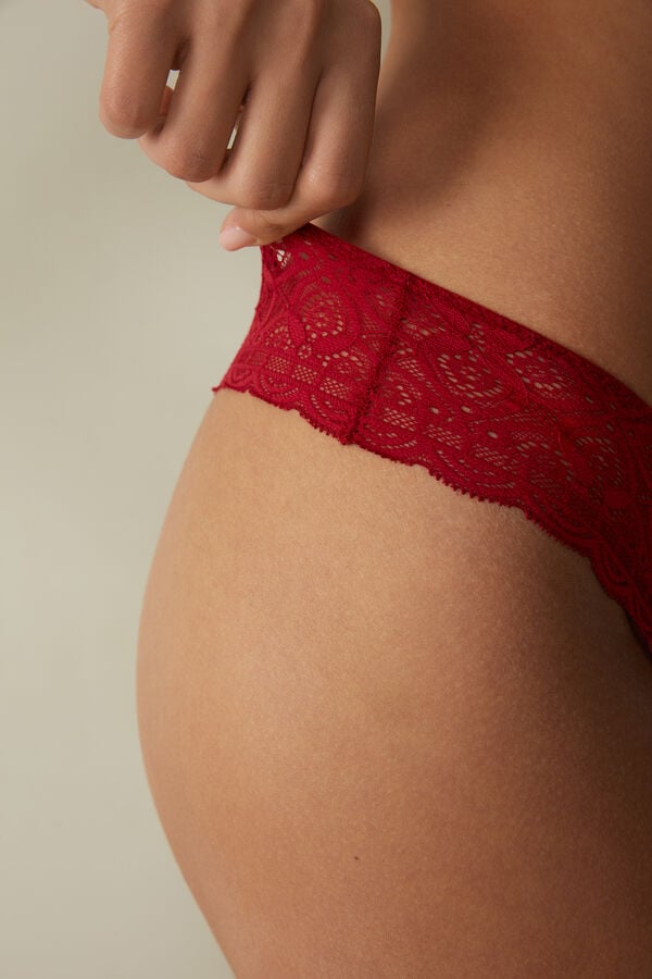 Intimssimi Lace Brazilian Red | ILJBT93117