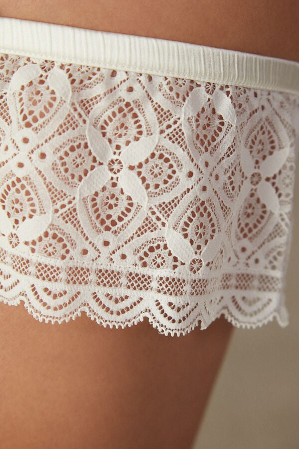 Intimssimi Lace Garter White | DILKV20334