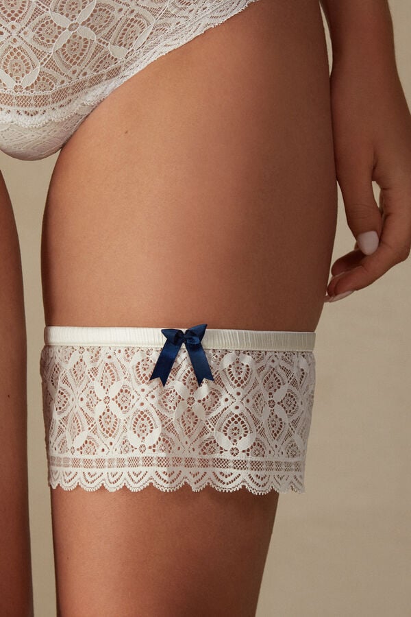 Intimssimi Lace Garter White | DILKV20334