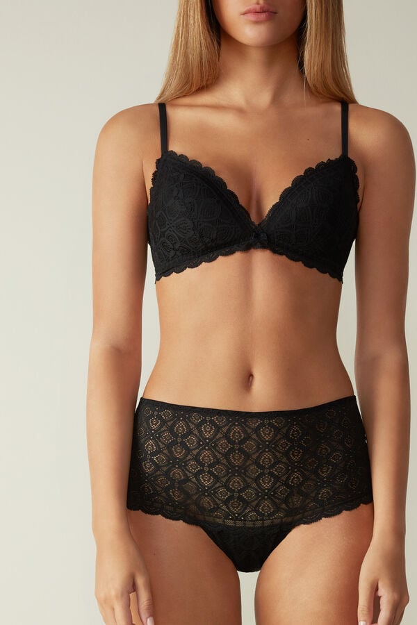 Intimssimi Lace Hipster Black | UILTG95786