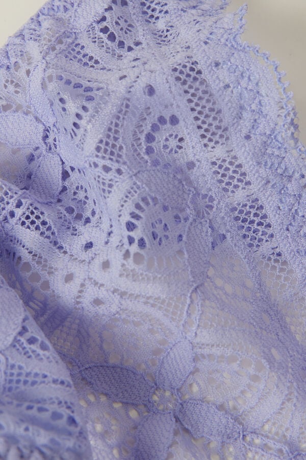 Intimssimi Lace String Thong Violet | ILIIZ63523