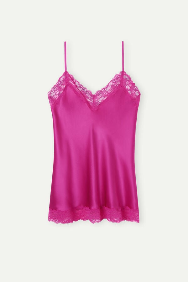 Intimssimi Lace and Silk Top Pink | ILDYB24454