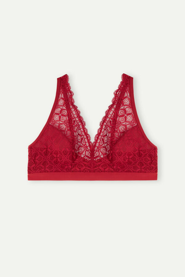 Intimssimi Lara Triangle Bra in Lace Red | ILCIF19899