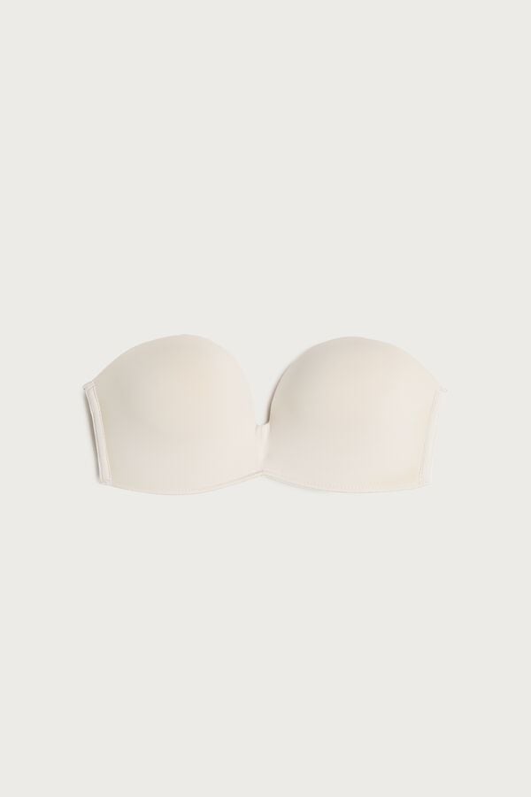 Intimssimi Laura Microfiber Bandeau Bra Natural | YILVQ19170