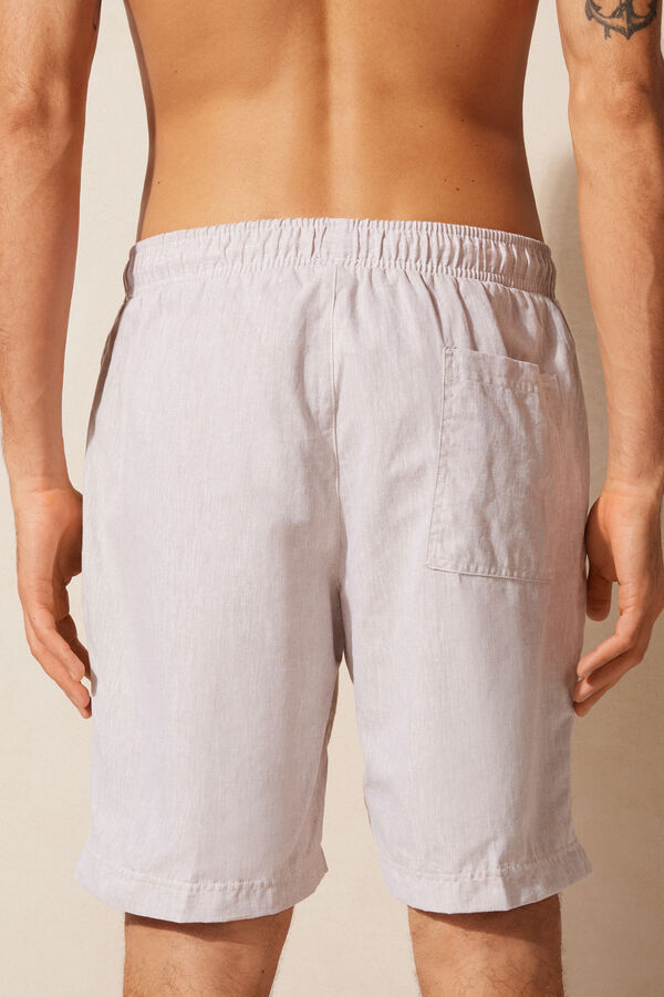 Intimssimi Linen and Cotton Shorts Natural | PILQX41310