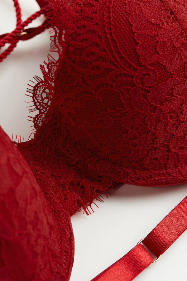 Intimssimi Loosen Heartstrings Sofia Balconette Bra Red | ILDFL21672