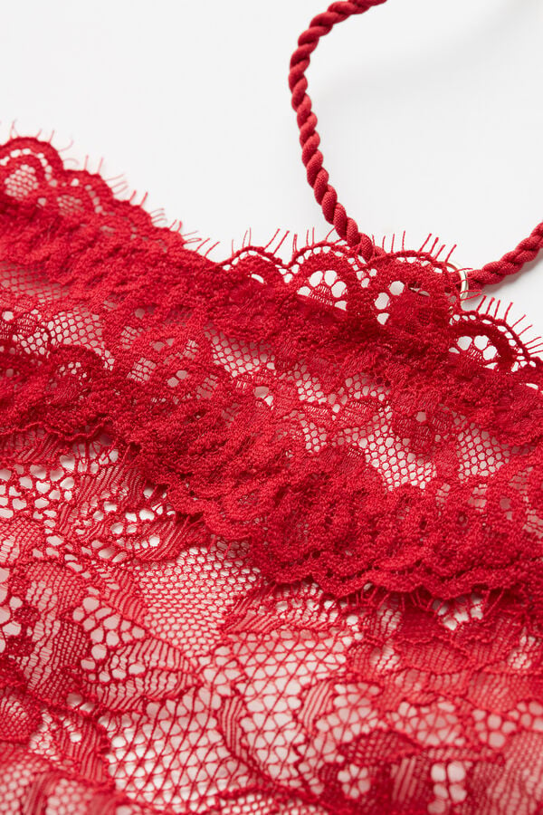 Intimssimi Loosen Heartstrings String Thong Red | ZILMJ73196