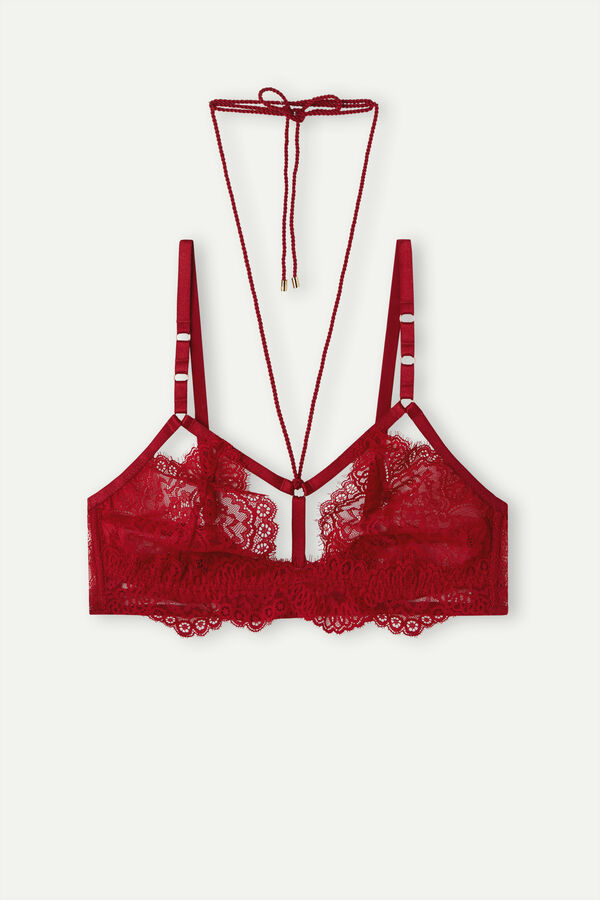 Intimssimi Loosen Heartstrings Triangle Bra Red | QILWA10315