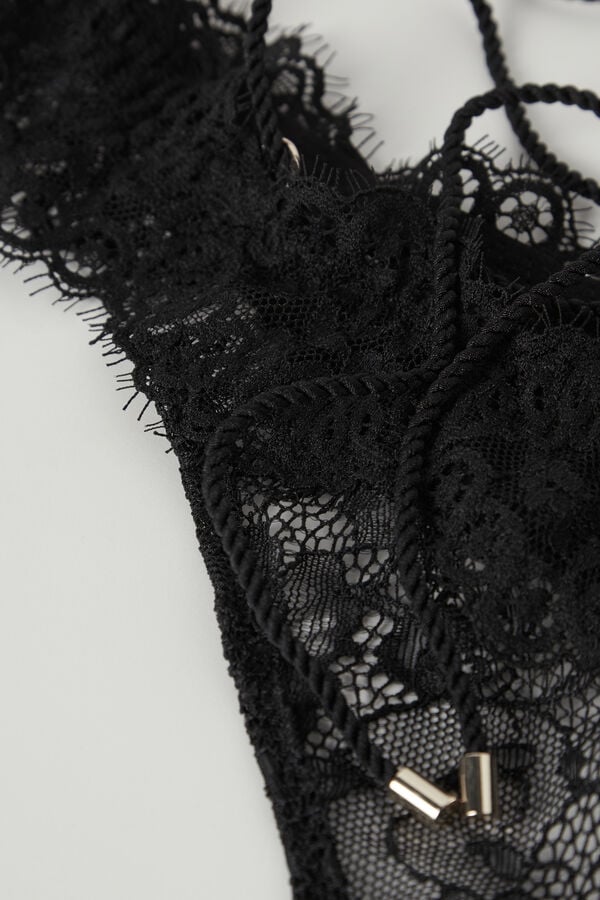 Intimssimi Loosen Heartstrings ‘80s Style Brazilian Black | ILJKU89987