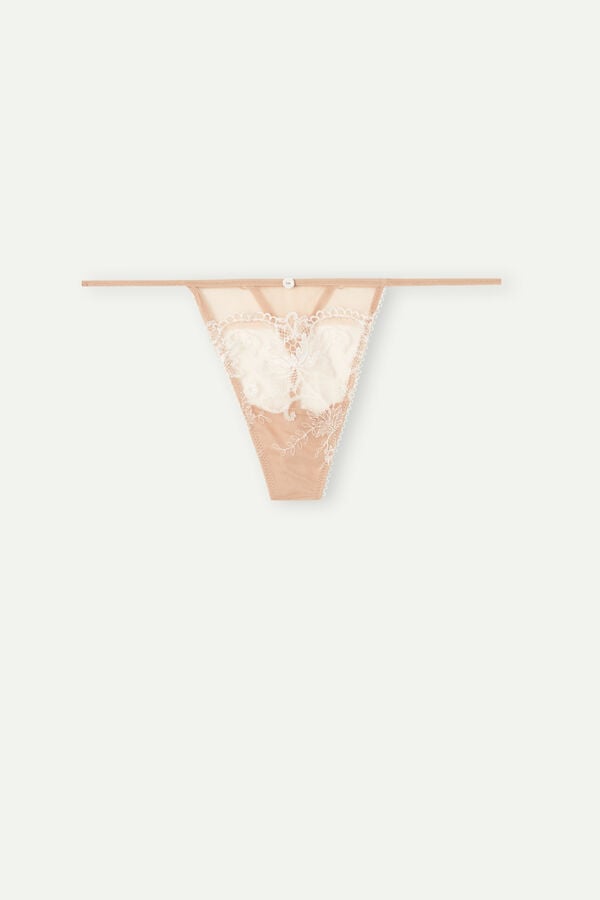 Intimssimi Lovely Day String Thong Natural | YILGT13329